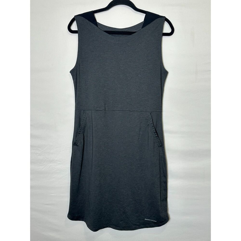 Columbia Sportswear Women's Charcoal Gray Omni-Wick Sleeveless Dress Size S